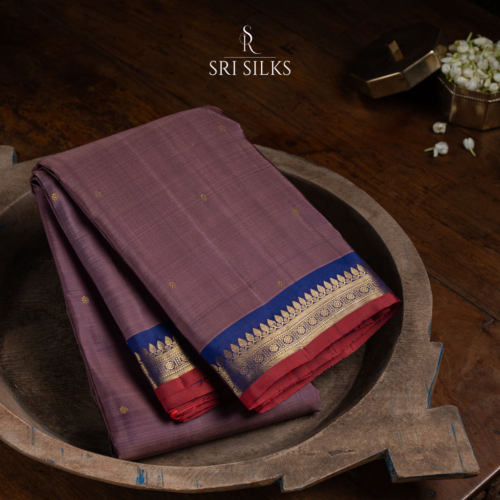 Srisilks Pink with Mustard Yellow Kanjivaram Silk Saree -SS-KS-IG-055