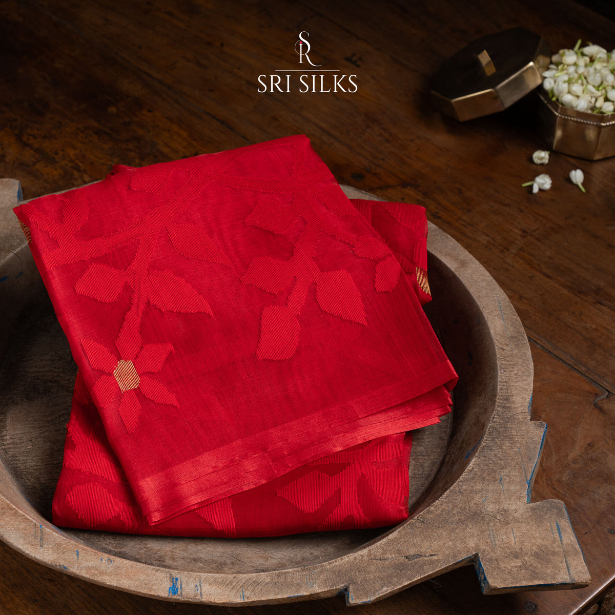 Srisilks Jamdani Organza Saree -SS-KS-IG-073