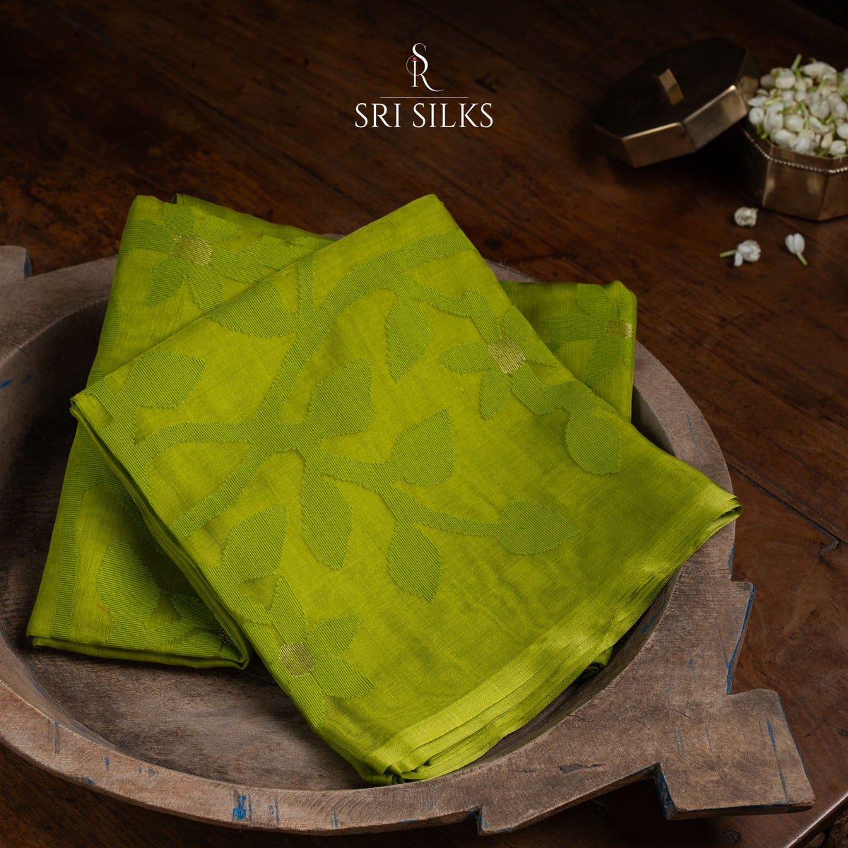 Srisilks Jamdani Organza Saree -SS-KS-IG-074