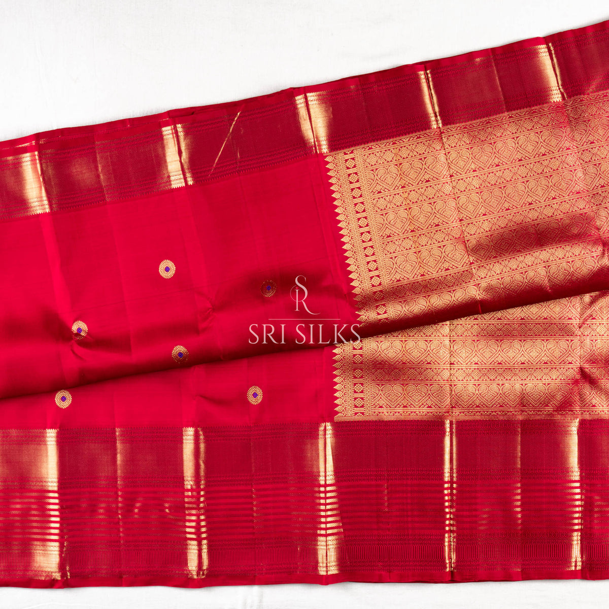 Kanjivaram Silk Saree in Rani Pink with Gold Zari -SSK-KS-RPKG-031
