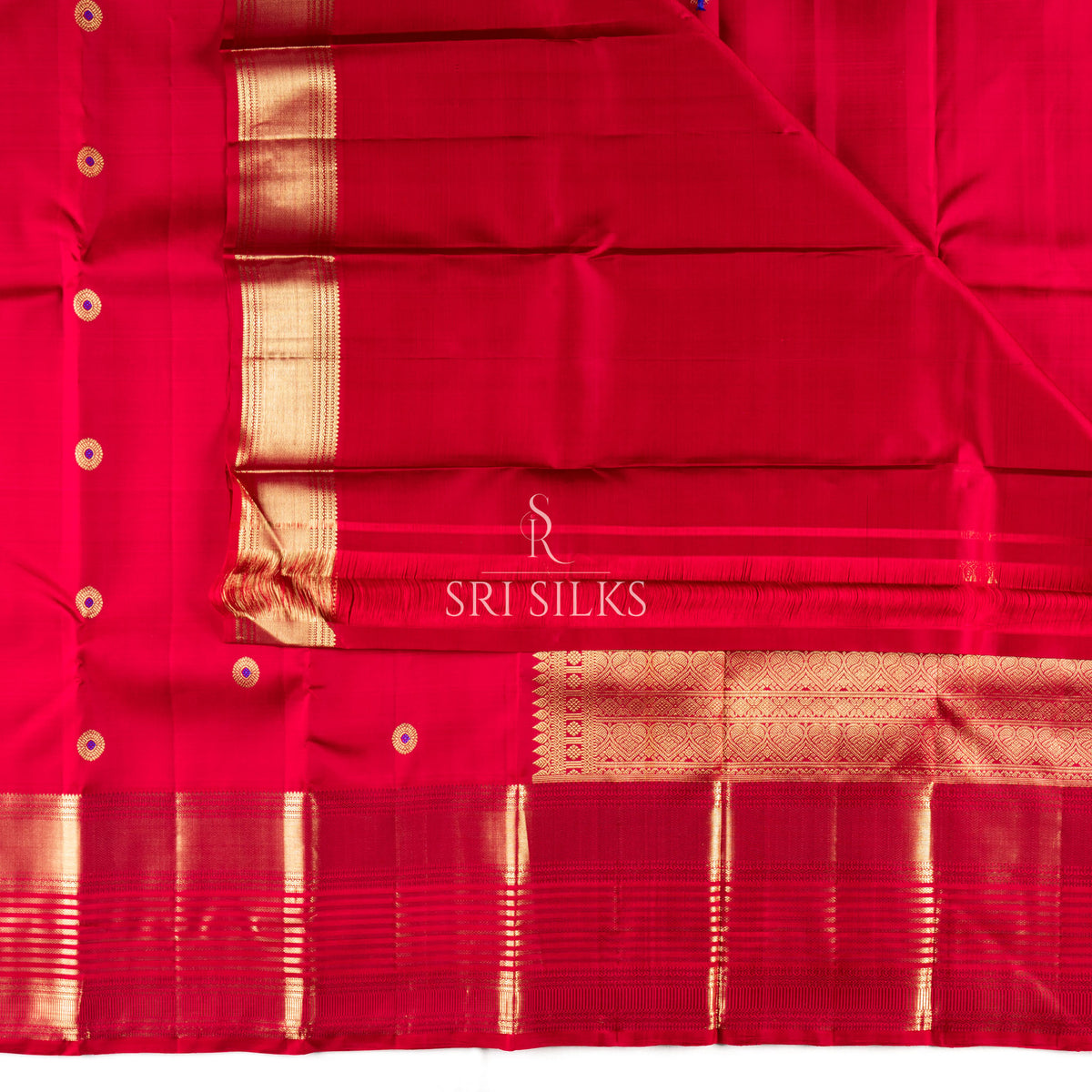 Kanjivaram Silk Saree in Rani Pink with Gold Zari -SSK-KS-RPKG-031