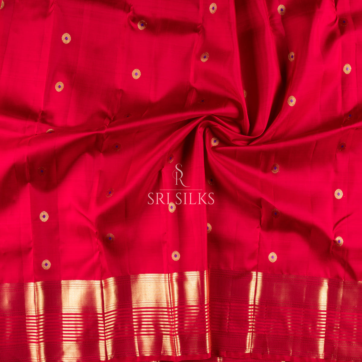 Kanjivaram Silk Saree in Rani Pink with Gold Zari -SSK-KS-RPKG-031