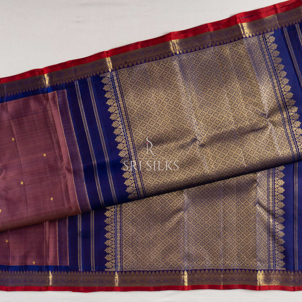 Srisilks Pink with Mustard Yellow Kanjivaram Silk Saree -SS-KS-IG-055