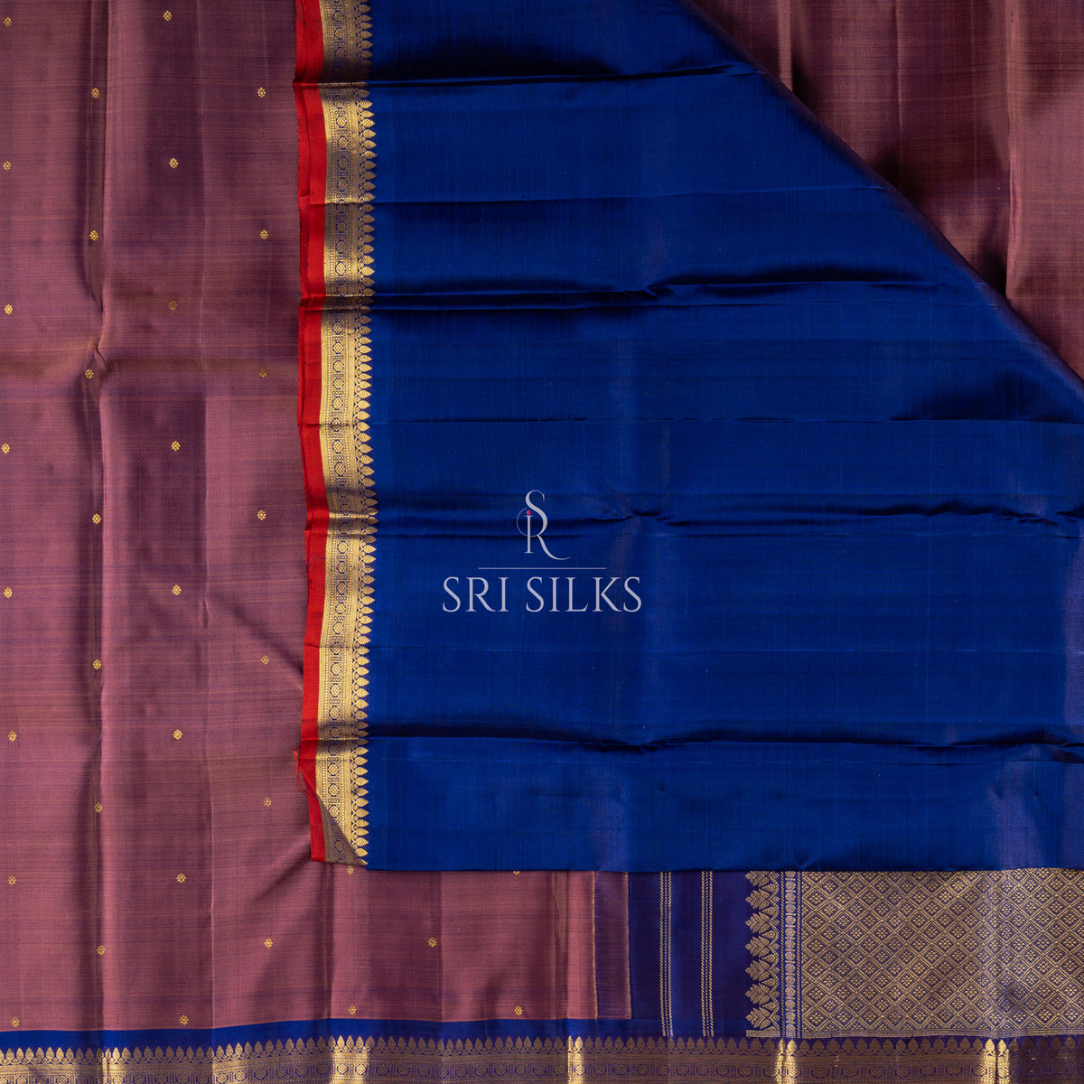 Srisilks Pink with Mustard Yellow Kanjivaram Silk Saree -SS-KS-IG-055