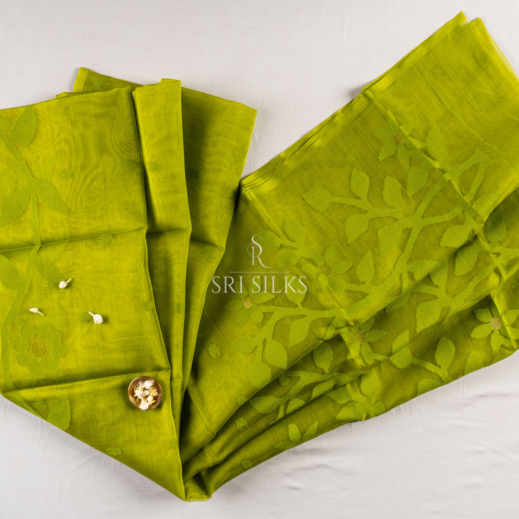 Srisilks Jamdani Organza Saree -SS-KS-IG-074